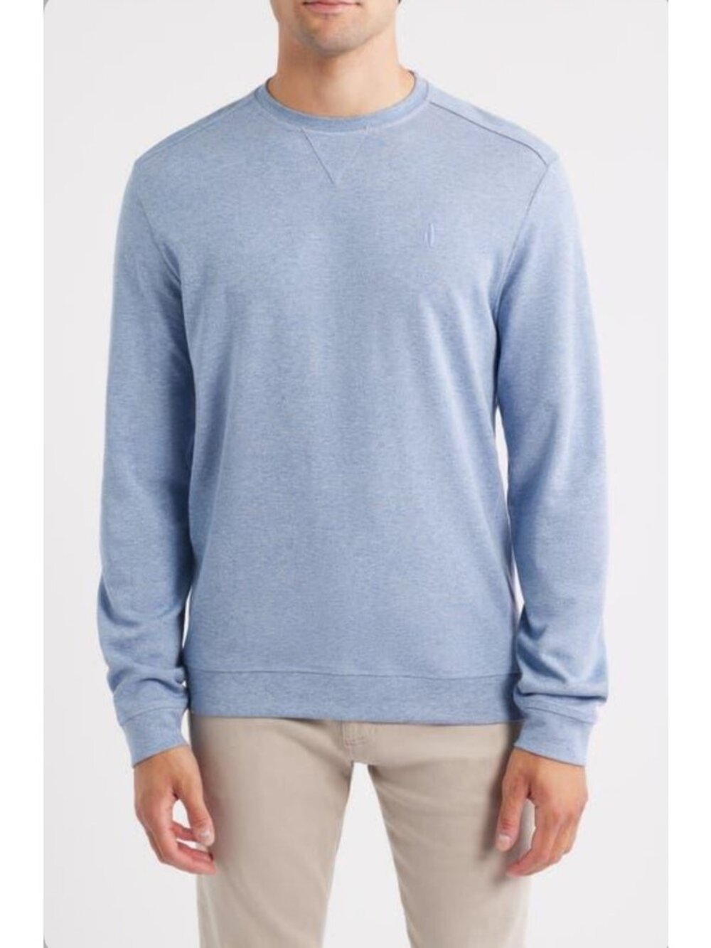 NWT Johnnie-O Corbet French Terry Crewneck Sweatshirt in Malibu Size Large